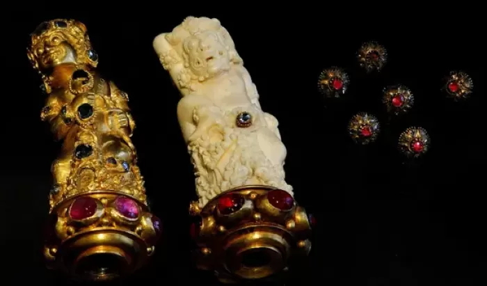 Harta karun dari Lombok yang dirampas dan dibawa ke Belanda. (World History Archive/Alamy)