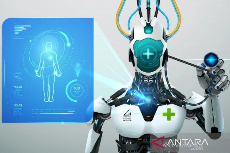 Ilustrasi - Robot dengan kecerdasan buatan. (ANTARA/Shutterstock/am)