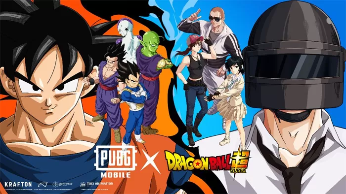 Ilustrasi: Keseruan Goku dkk hadir di game PUBG Mobile. (Istimewa).
