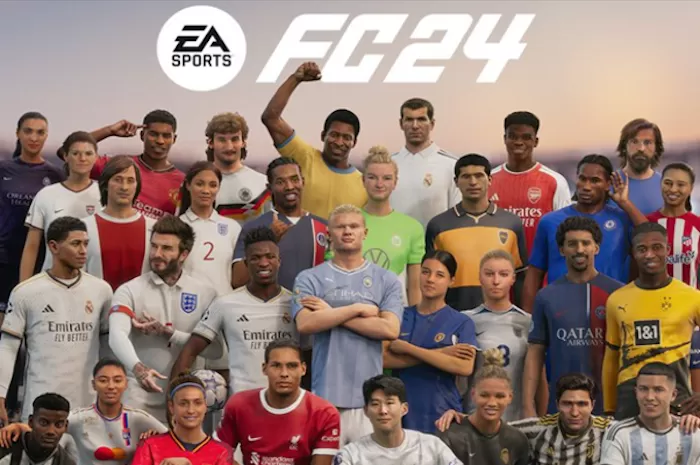 Penampakan FC 24 yang trailer permainannya rilis pada Kamis (13/7).