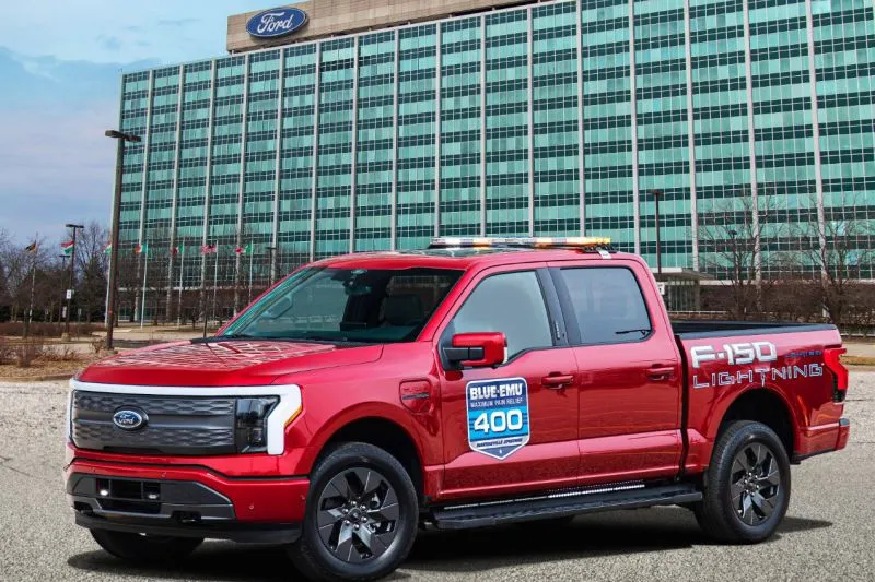 Truk listrik Ford F-150 Lightning. (ANTARA/Ford)