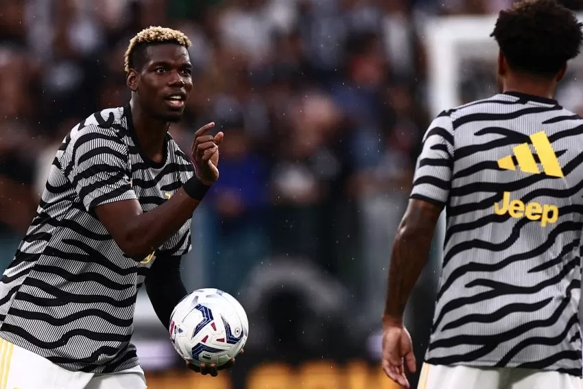 Gelandang Juventus Paul Pogba tersandung kasus doping. (MARCO BERTORELLO/AFP)