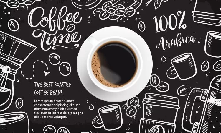 Kopi, minuman favorit penuh manfaat/ image by coolvetor on freepik