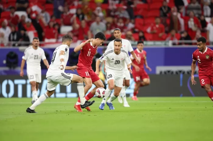 OPTIMISTIS: Rafael Struick Timnas Indonesia bisa mengandaskan perlawanan Vietnam dalam laga Grup D Piala Asia 2023. (PSSI)