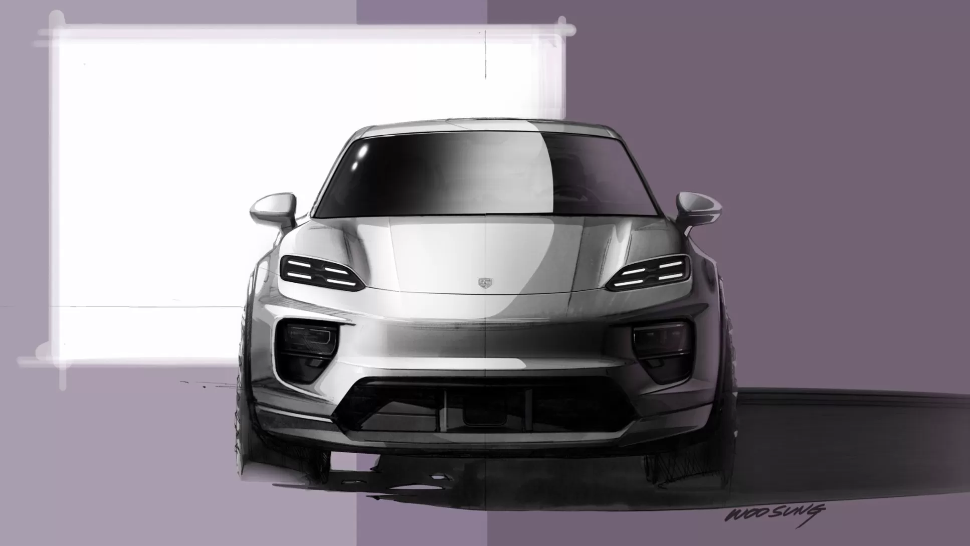 ampilan Porsche Macan terbaru yang segera dirilis. (Porsche)