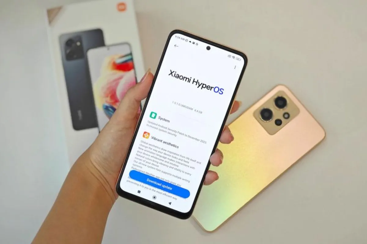 Redmi Note 12 menjadi salah satu ponsel Xiaomi yang mendapatkan pembaruan HyperOS pada kuartal pertama 2024. (ANTARA/HO-Xiaomi Indonesia)
