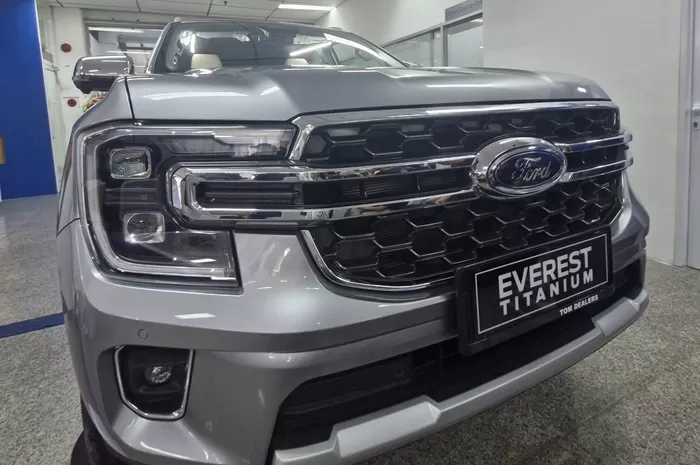 Ford Everest, model SUV gambot keluaran Ford yang masih dijual sampai saat ini. (Rian Alfianto/JawaPos.com)