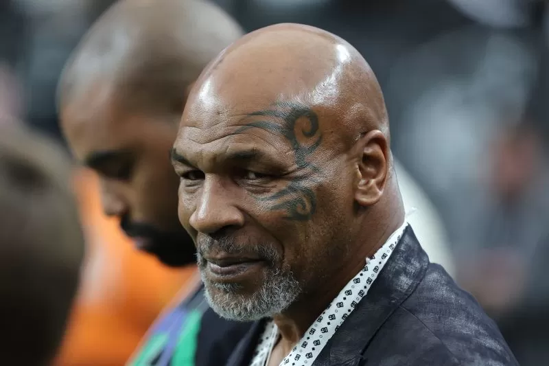 Mantan petinju kelas berat Mike Tyson. (AFP/ETHAN MILLER)