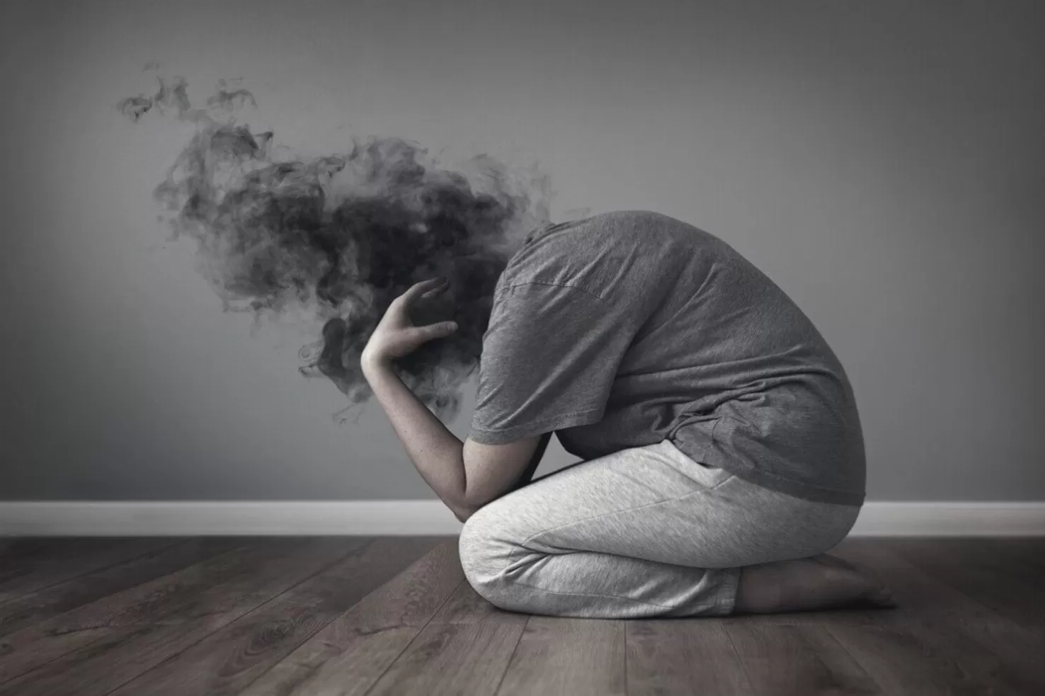 ilustrasi seseorang depresi. Sumber foto: Freepik