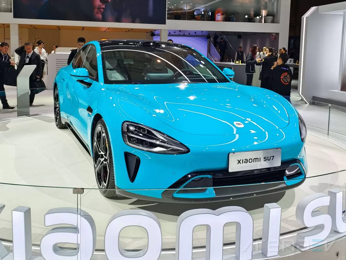 Wujud mobil listrik Xiaomi SU7. (ArenaEV)