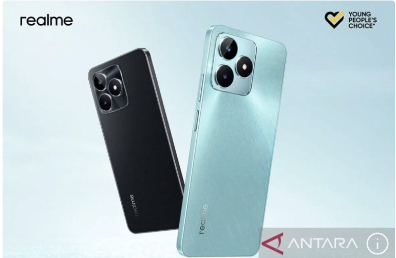 Tampilan realme C51s yang resmi dirilis di Indonesia. ANTARA/HO-Realme Indonesia/am.