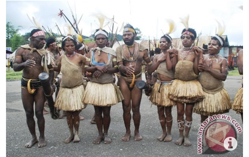 Tarian asli Oksibil Papua