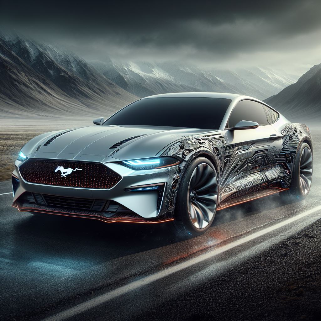 Ilustrasi Ford Mustang 2025