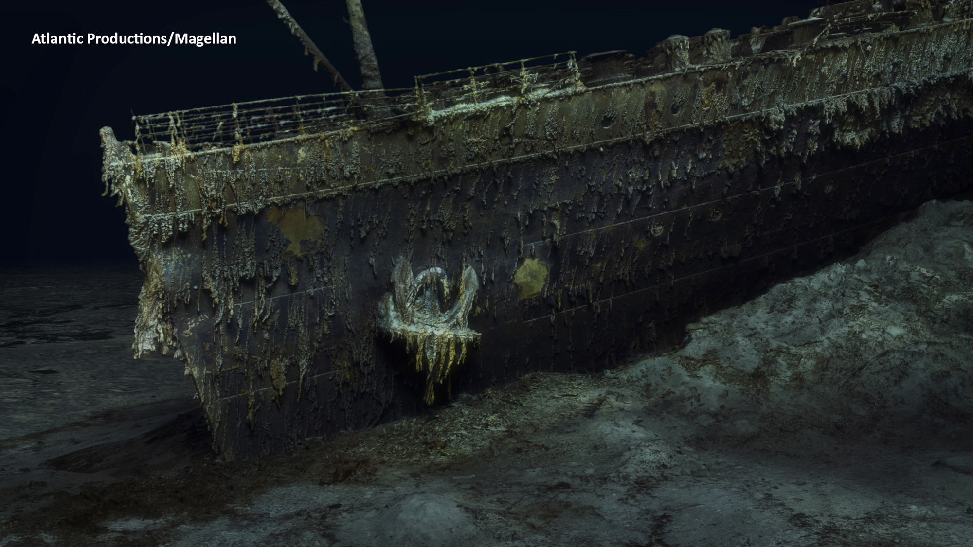 Kapal karam Titanic yang berhasil direkonstruksi sepenuhnya dalam pemindaian 3D