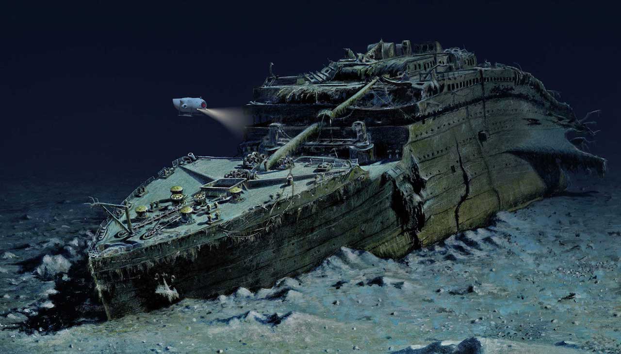Kapal karam Titanic yang berhasil direkonstruksi sepenuhnya dalam pemindaian 3D