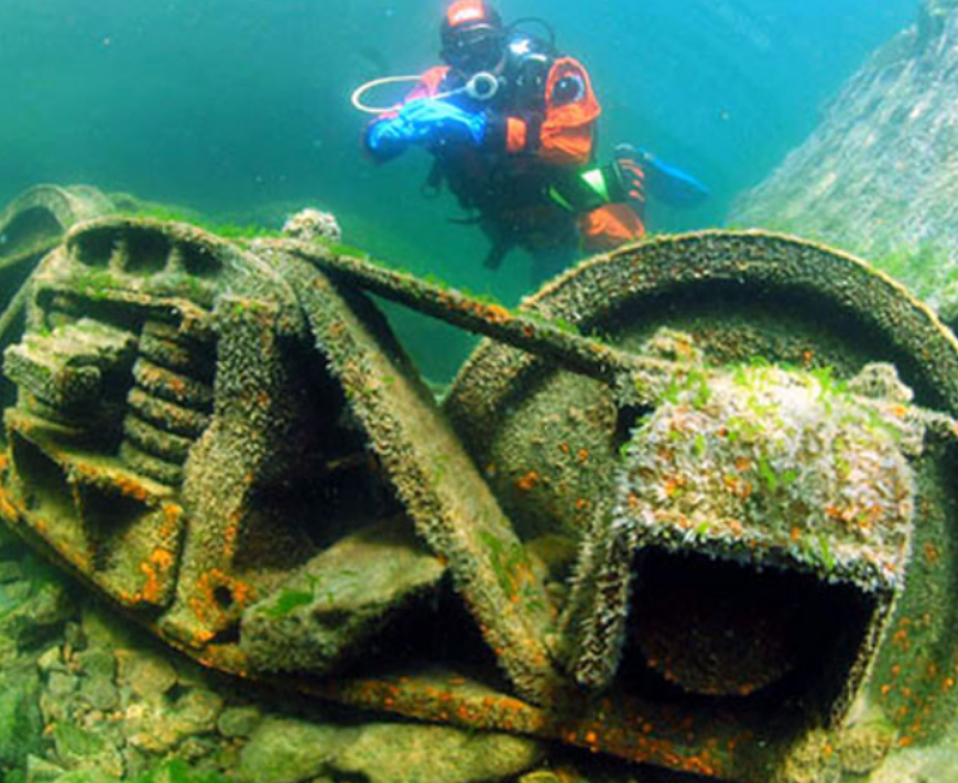 Ilustrasi 1.600 Ton Emas Tenggelam di Danau Baikal