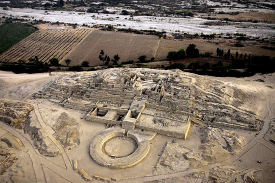 Kota Suci Caral di Peru.