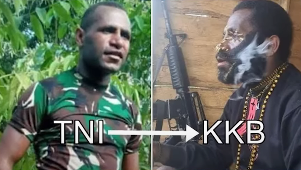 Mantan prajurit TNI yang membelot.