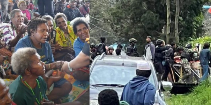 Warga dari Distrik Bibida, Kabupaten Paniai, Papua Tengah, terpaksa mengungsi ke tempat-tempat aman seperti Gereja setelah berulang kali diteror KKB.