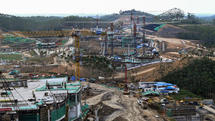 Progres pembangungan IKN