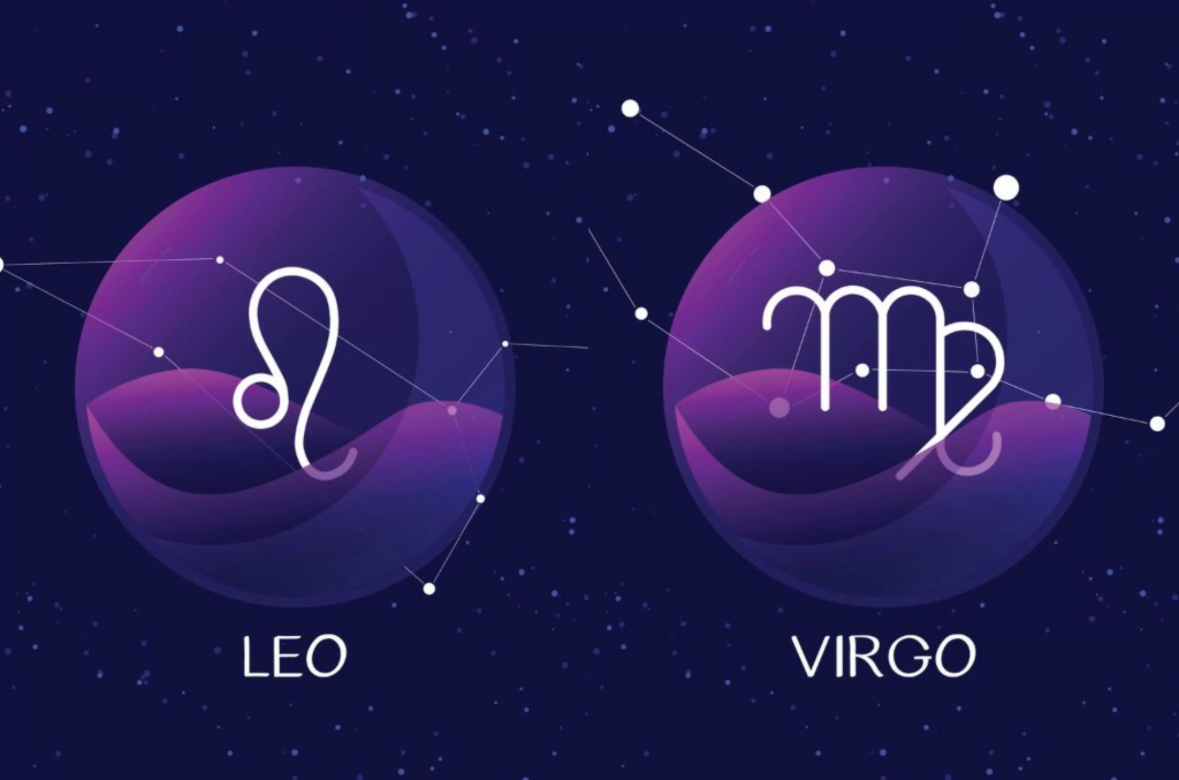 Ilustrasi zodiak Leo dan Virgo (pinkvilla.com)
