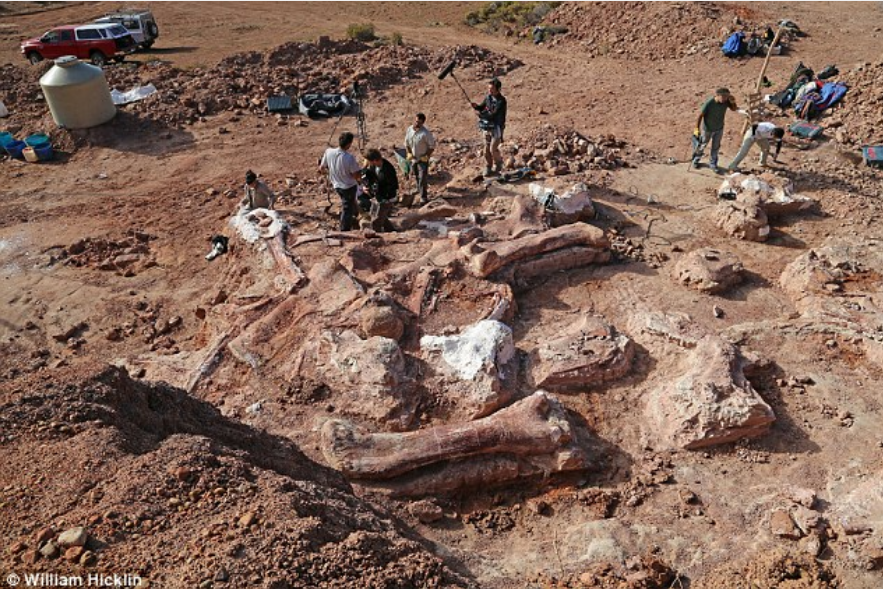 Penemuan dinosaurus terbesar di dunia.