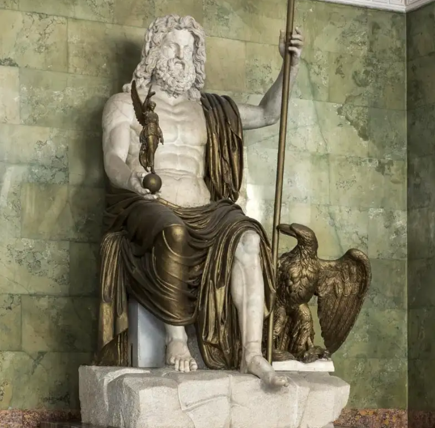 Patung Zeus.