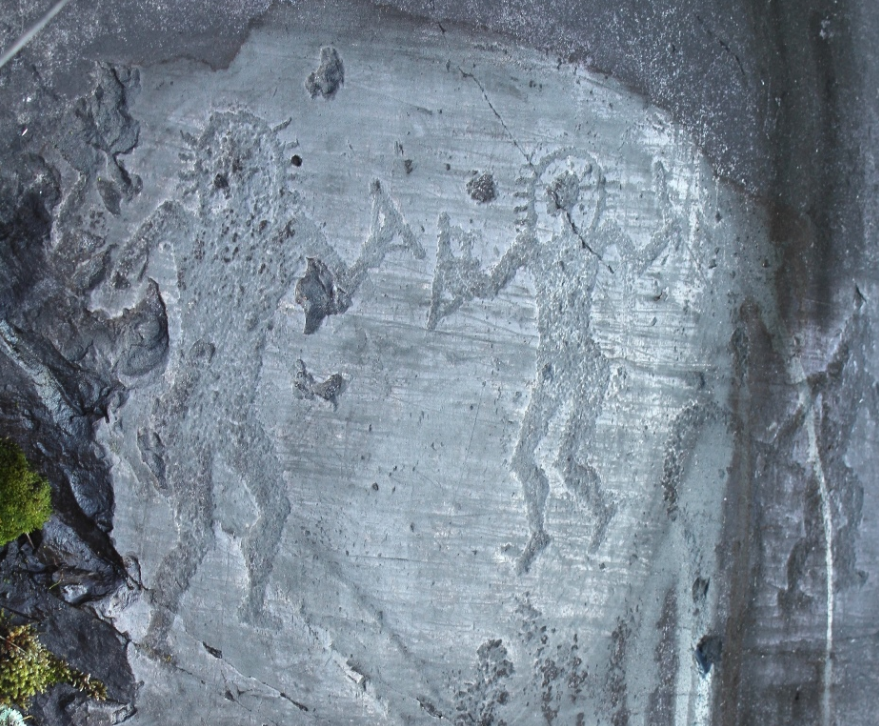 Gambar kuno yang membuktikan kedatangan alien di bumi.