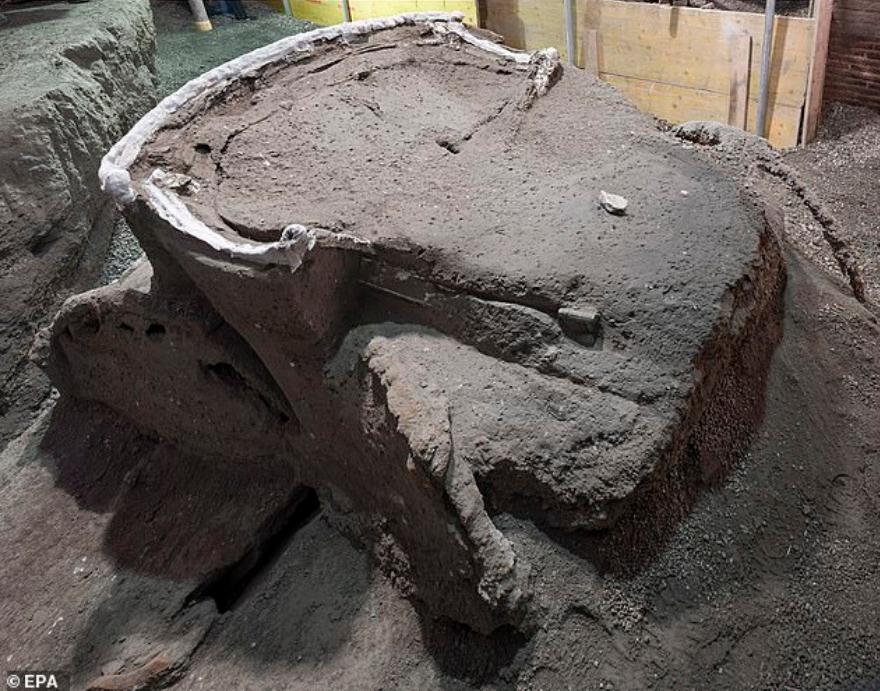 Kereta Kuda Romawi di Pompeii.