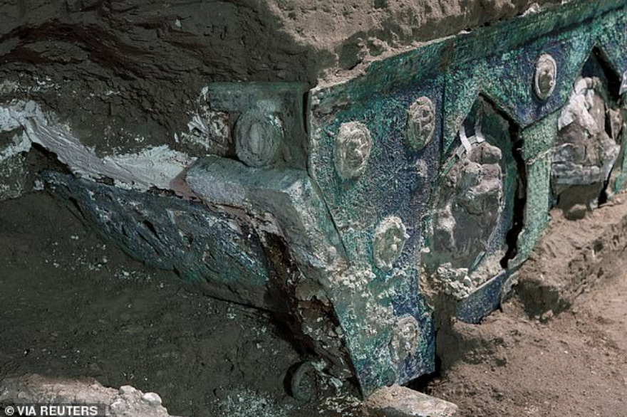 Kereta Kuda Romawi di Pompeii.