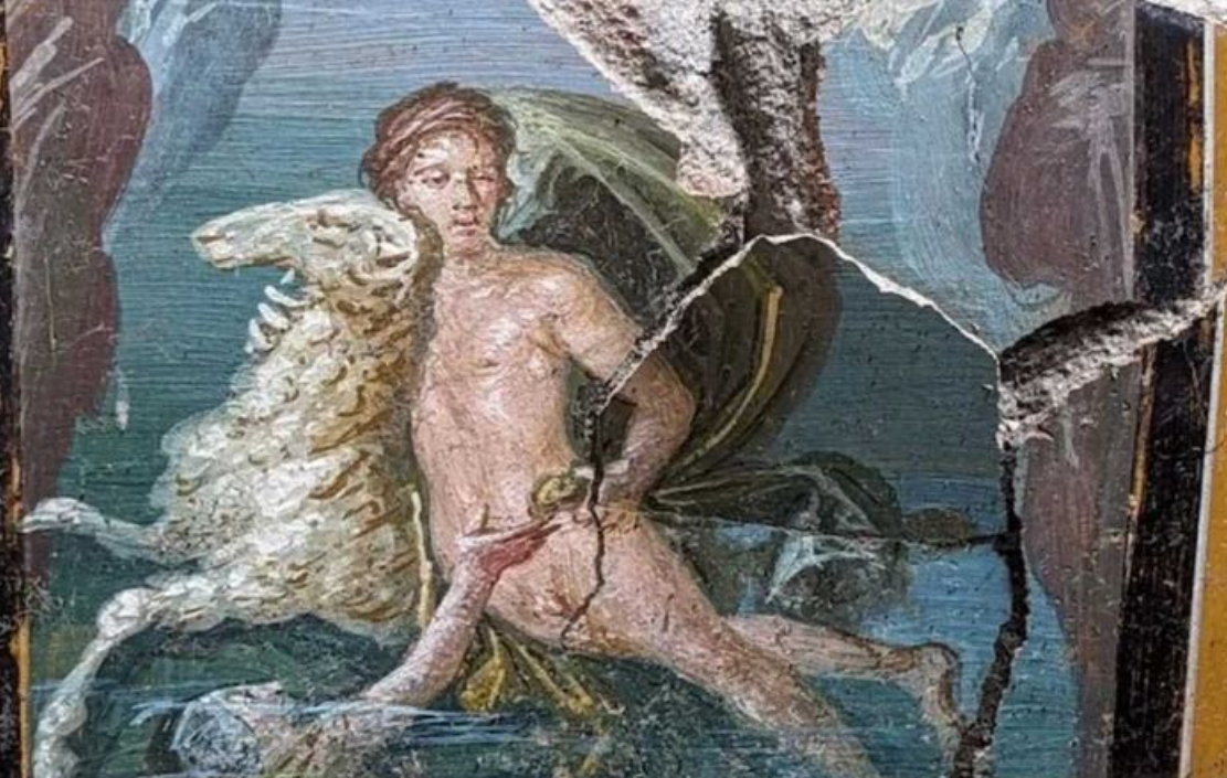 Lukisan Dinding Phriksos dan Helle.