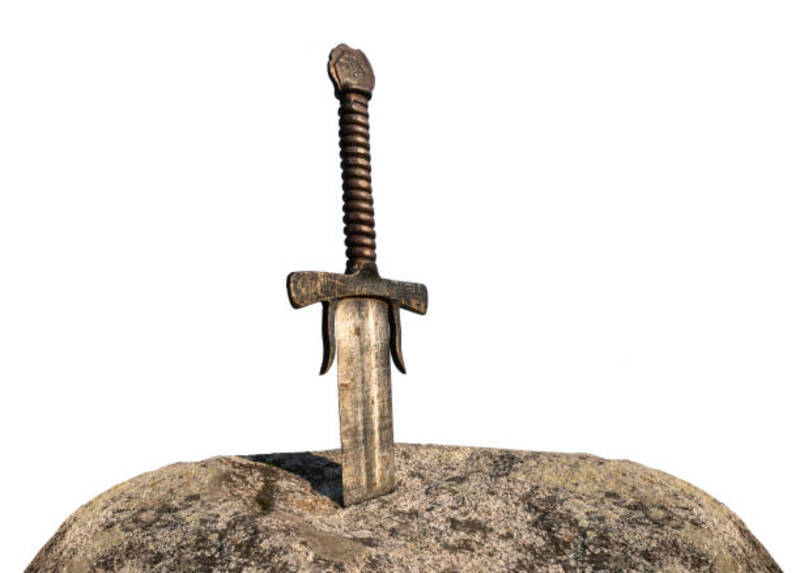 Foto Ilustrasi Excalibur, King Arthur