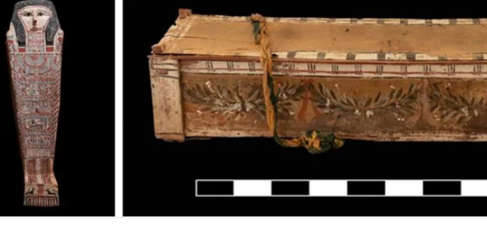 Patung terracotta dari dewi Isis-Aphrodite, yang ditemukan di peti mati seorang gadis Yunani muda.