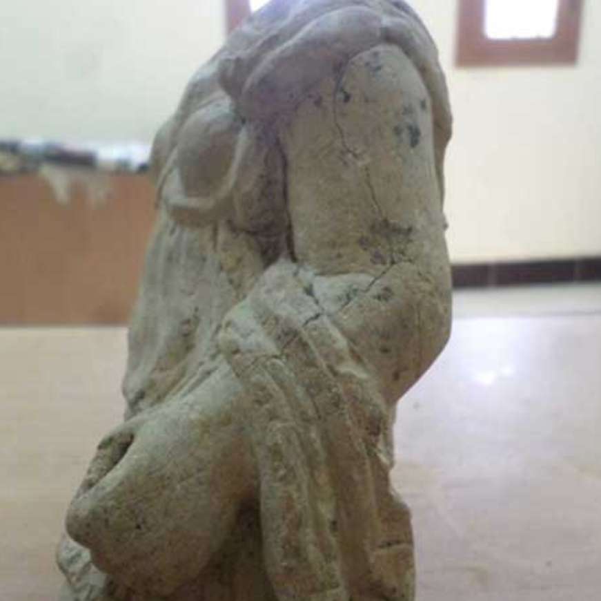 Patung Artemis yang baru ditemukan.