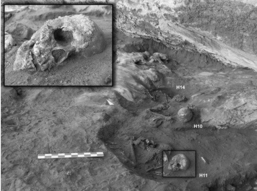 Kerangka Zaman Batu di Gurun Sahara.