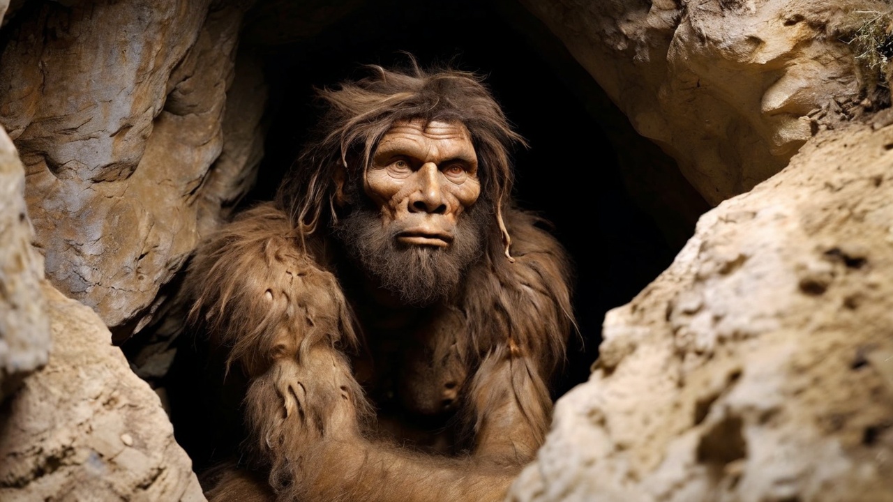Gambar Ilustrasi Neanderthal