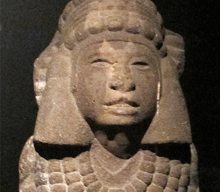 Dewi Air Chalchiuhtlicue Aztec (Mus&eacute;e du quai Branly).