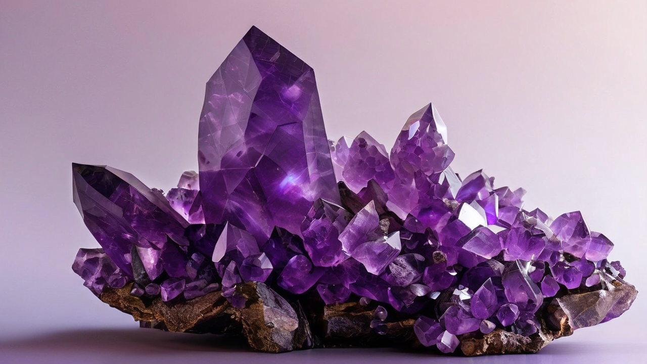 Gambar ilustrasi batu amethyst