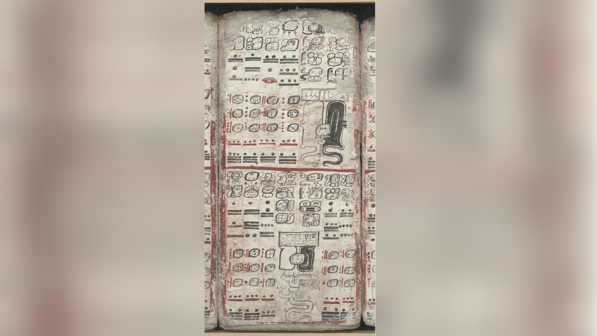 Panel gerhana dalam Dresden Codex