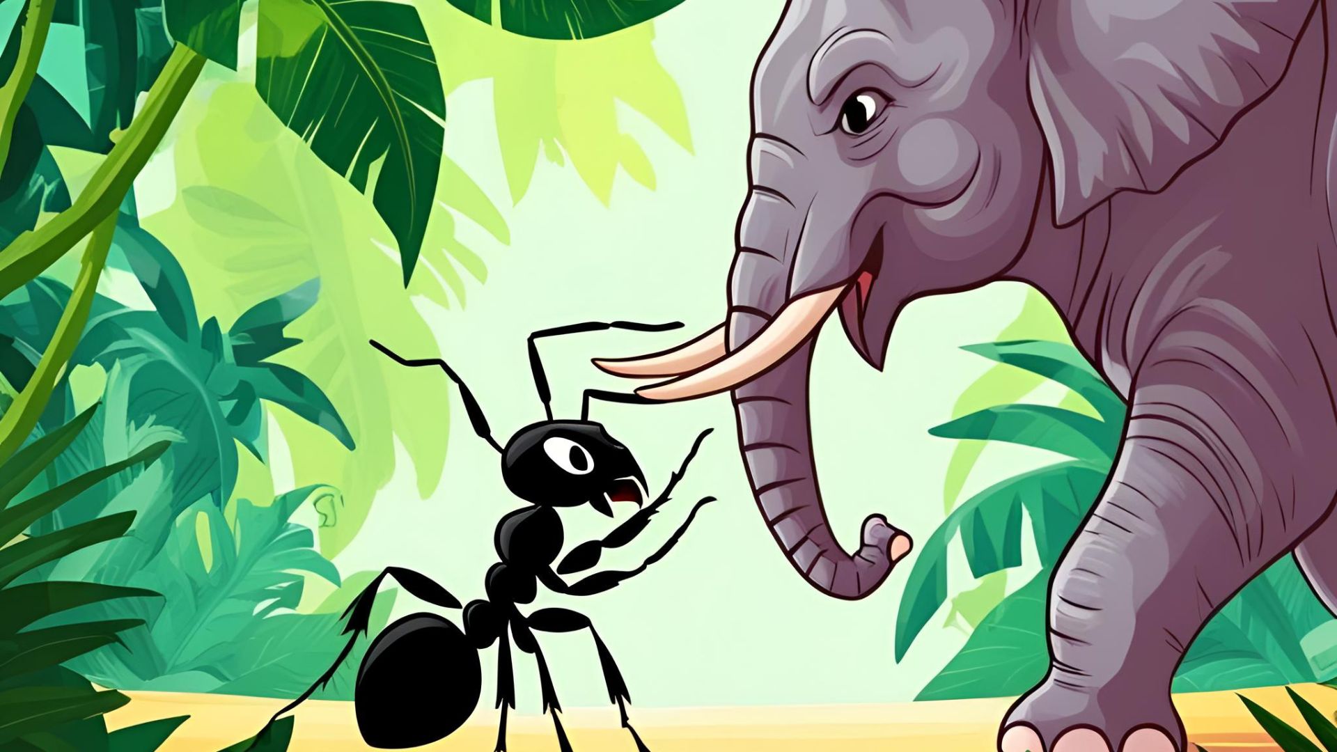 Ilustrasi semut melawan gajah (canva.com)