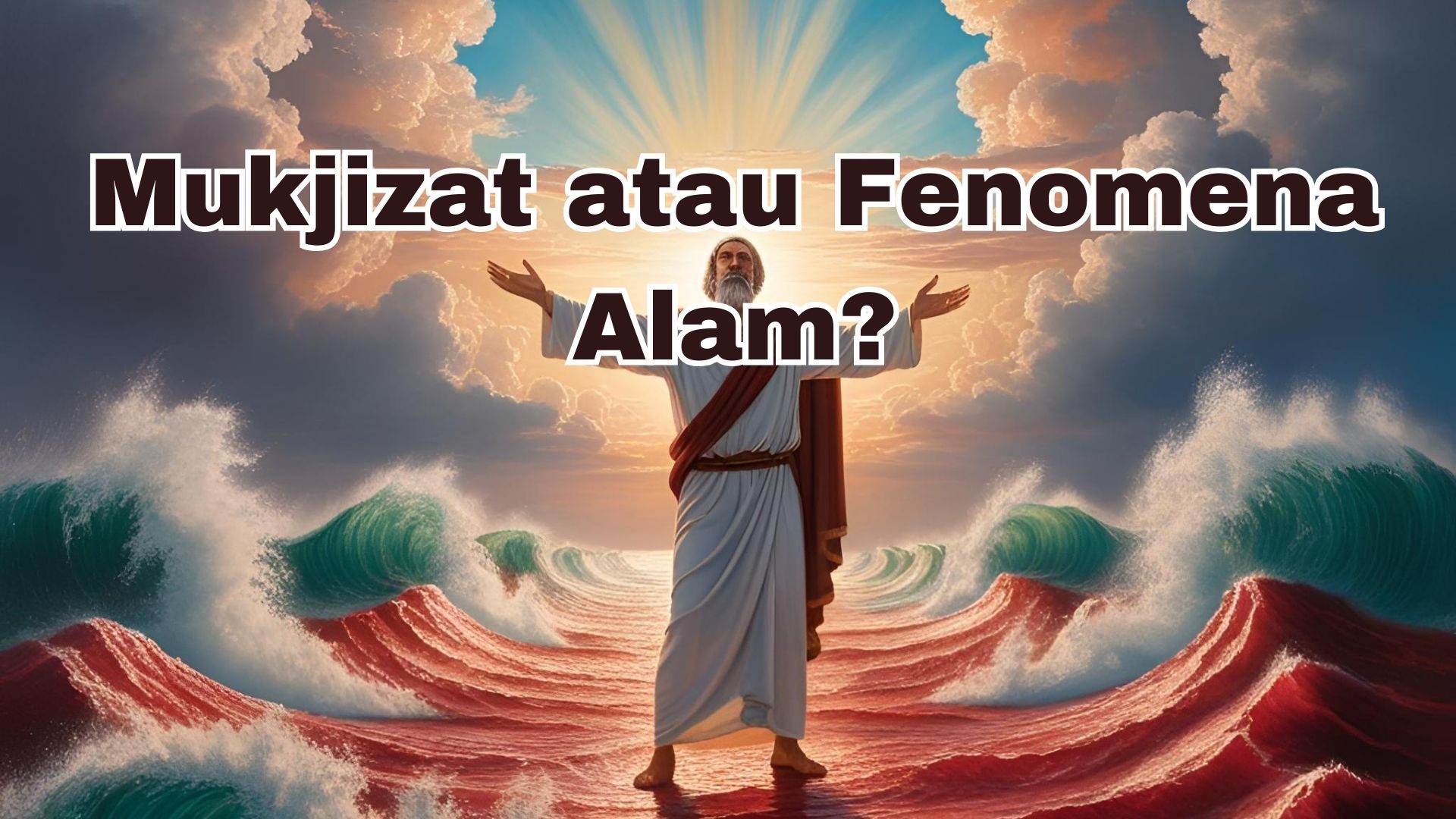 Ilustrasi kisah Nabi Musa Membelah Laut Merah (canva.com)