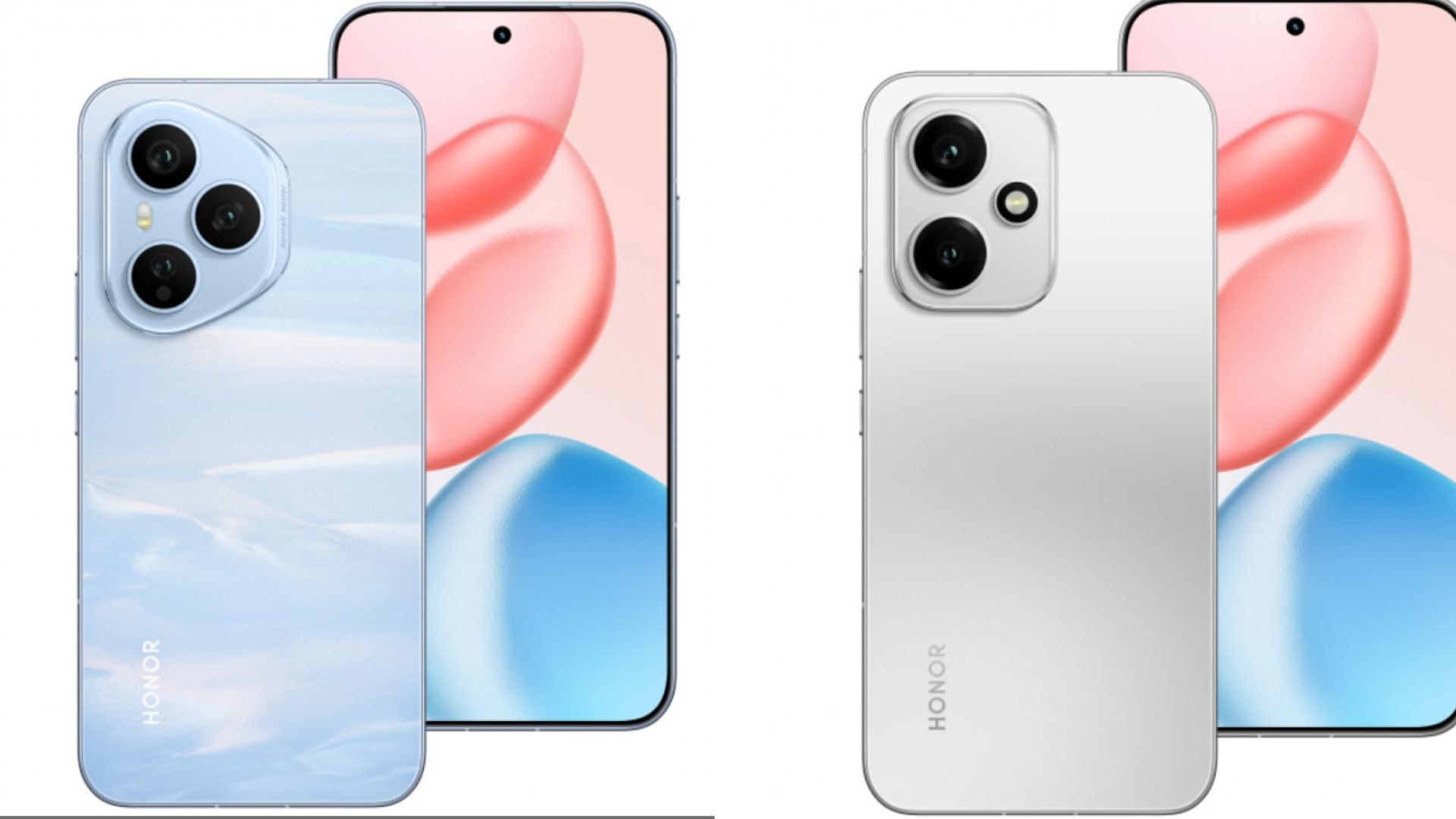 Kiri Honor 400 pro dan kanan Honor 400 (gsmarena.com)