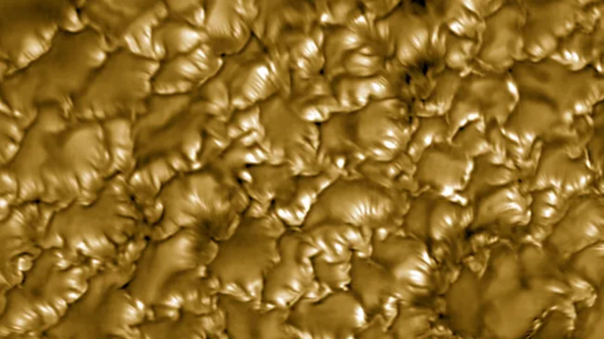 struktur magnet halus di permukaan matahari (credit : NSF/NSO/AURA)