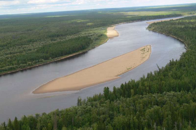 Di Sungai Yelogui, anak sungai Yenisei di Siberia. Beberapa penutur bahasa Yenisei, Ket, masih tinggal di wilayah tersebut. Bahasa bangsa Hun Eropa termasuk dalam rumpun bahasa yang sama.