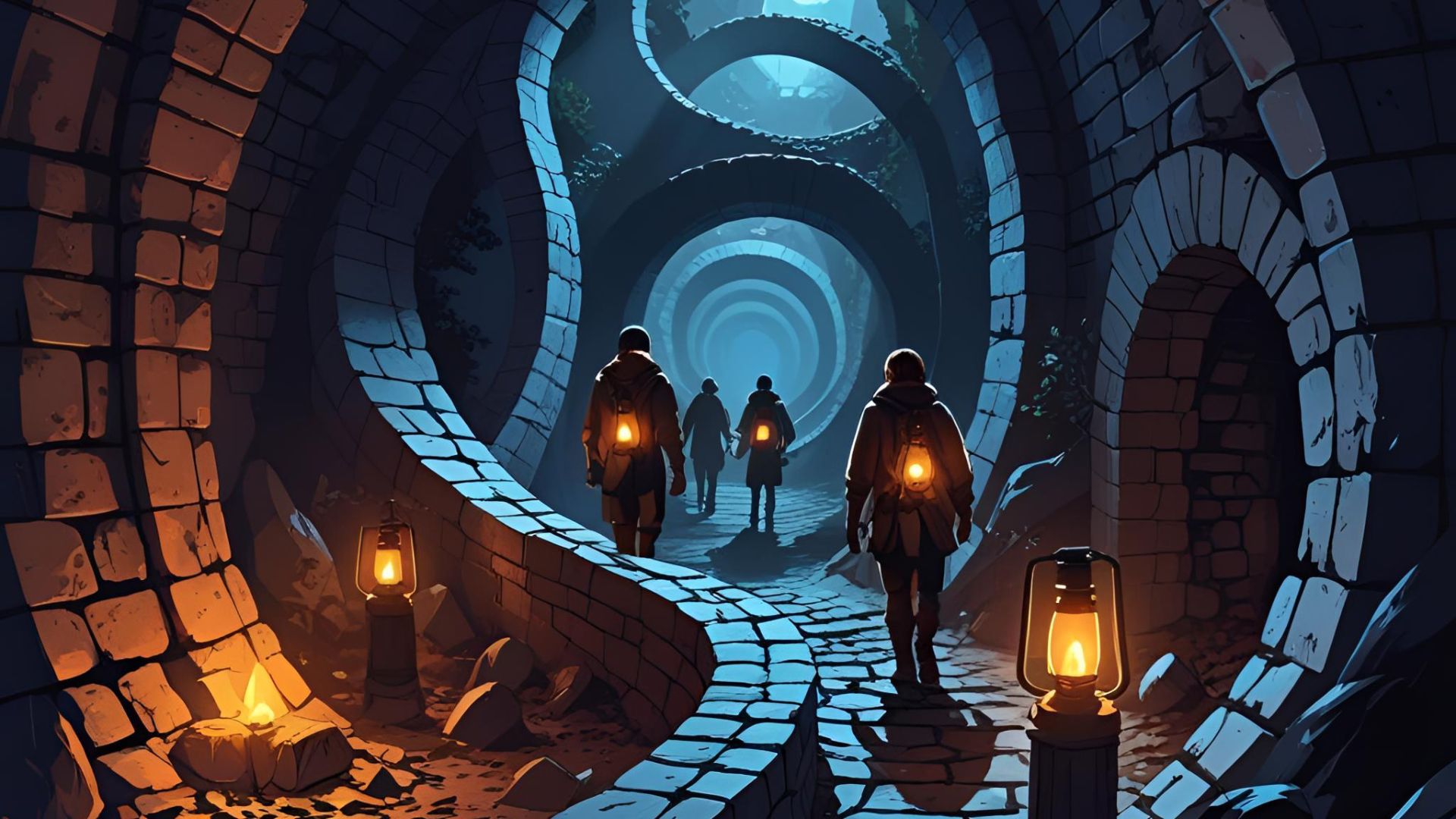 Ilustrasi Terowongan suku inca (credit: canva.com)