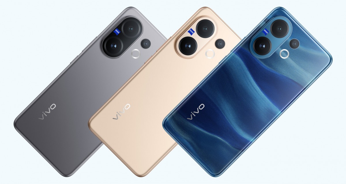 Tiga warna dari ponsel baru Vivo V60