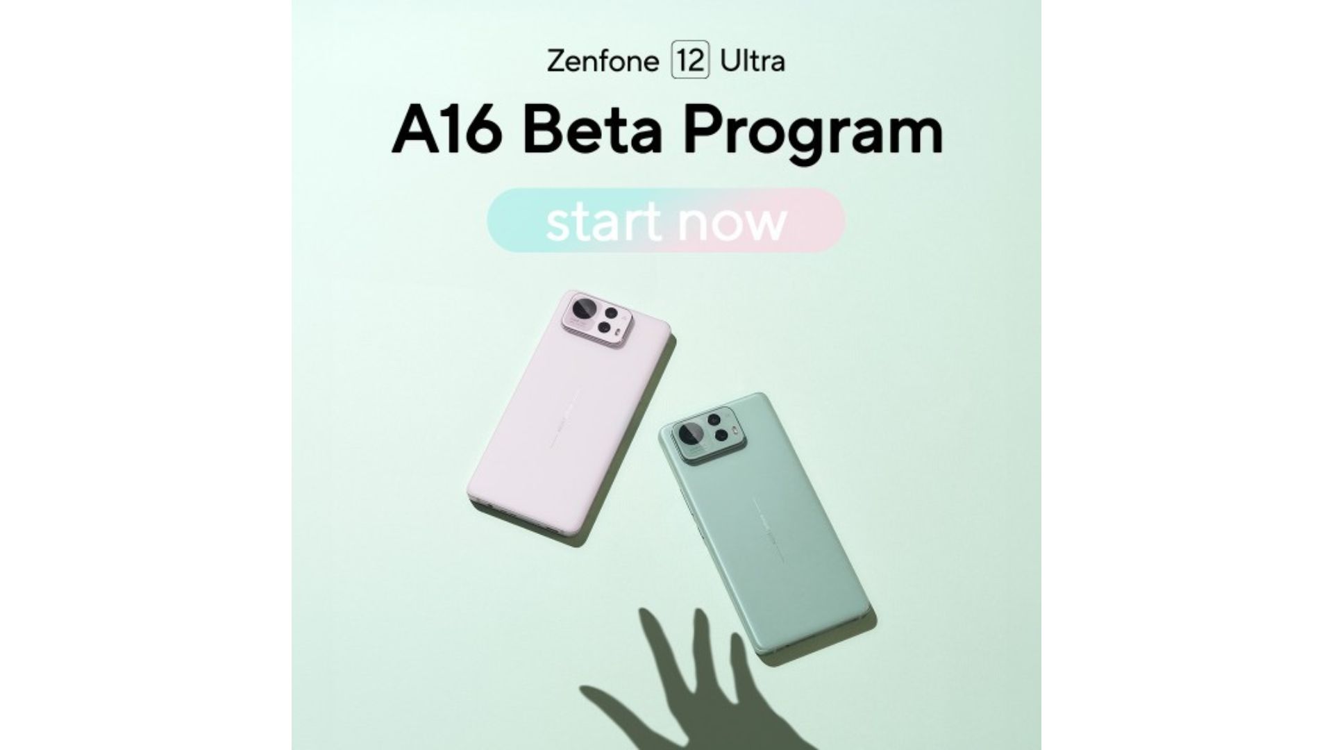Flayer Zenfone 12 Ultra Android 16 Beta Program (credit: x.com/@ASUS)