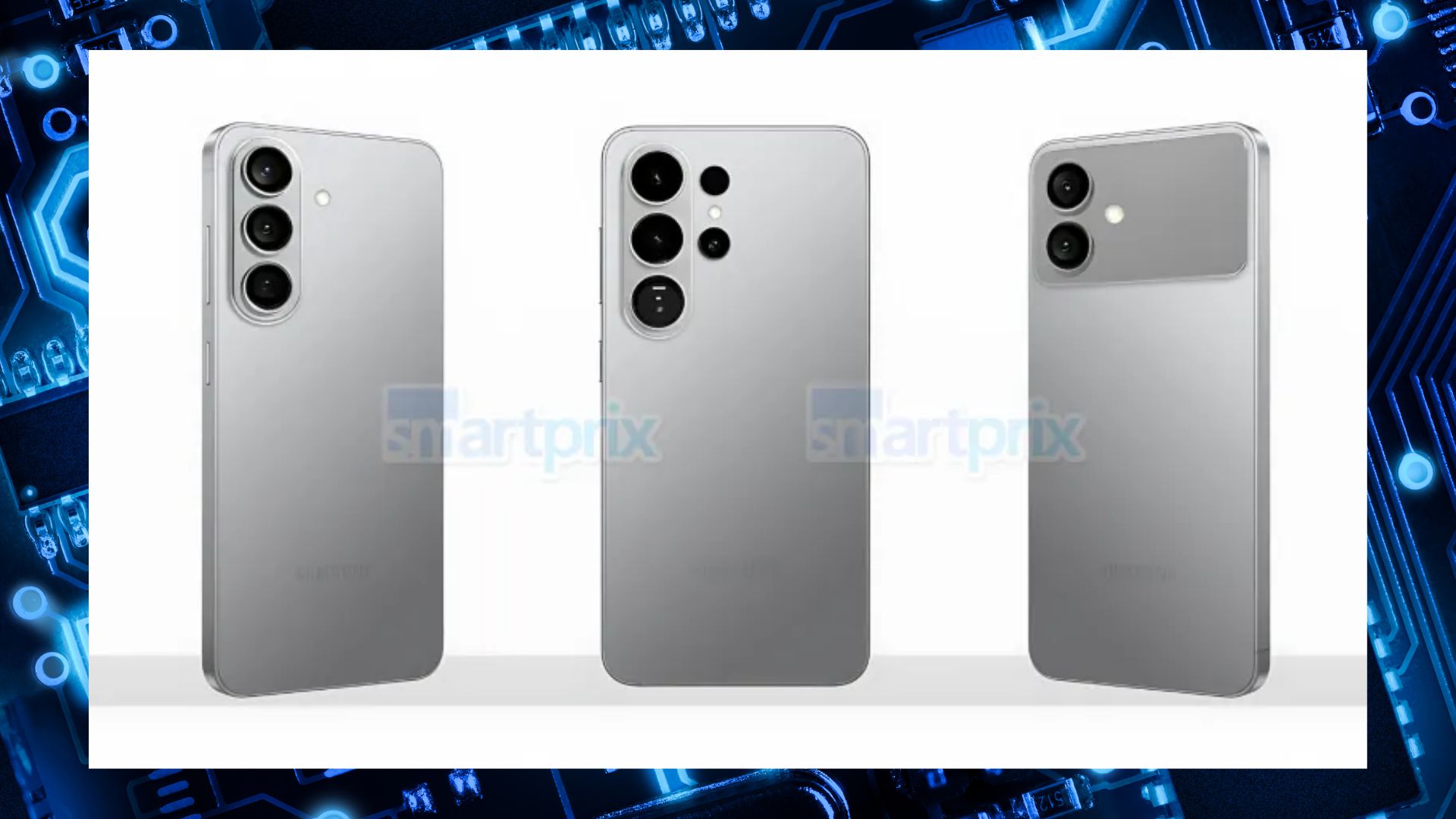Bocoran design Samsung Galaxy S26 Pro, S26 Edge. S26 Ultra (credit: www.smartprix.com)