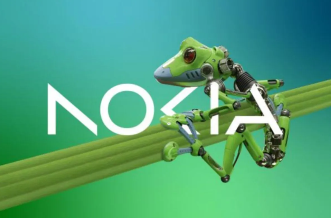 Ilustrasi logo Nokia.