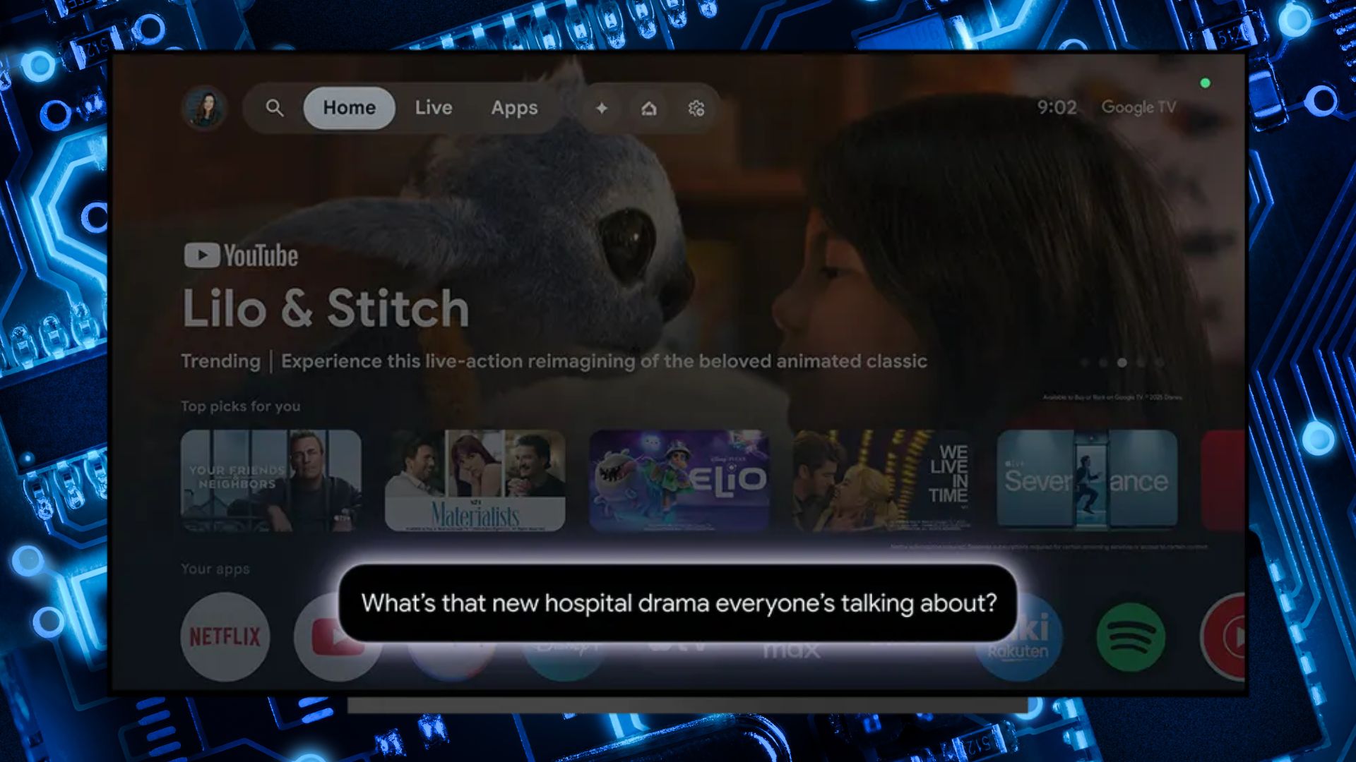Gemini AI di Google TV (credit: blog.google)